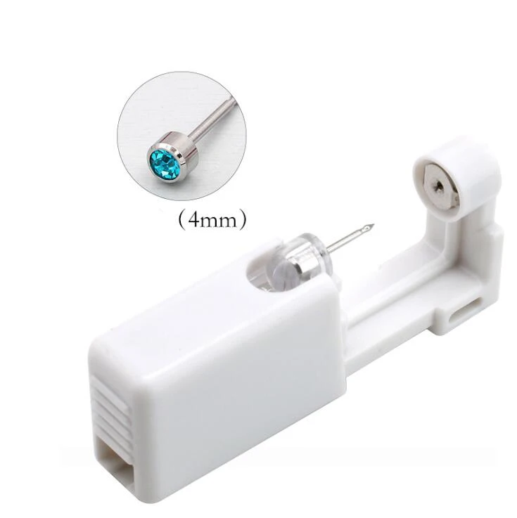 Пистолет для пирсинга носа инструмент серьги звезды одноразовые без боли