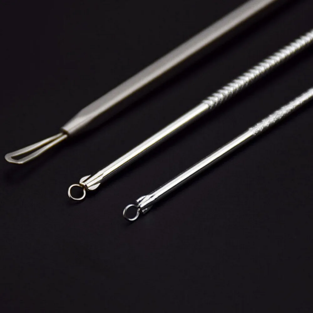 Из нержавеющей стали иглы антибактериальные Очищение акне очистки для удаления