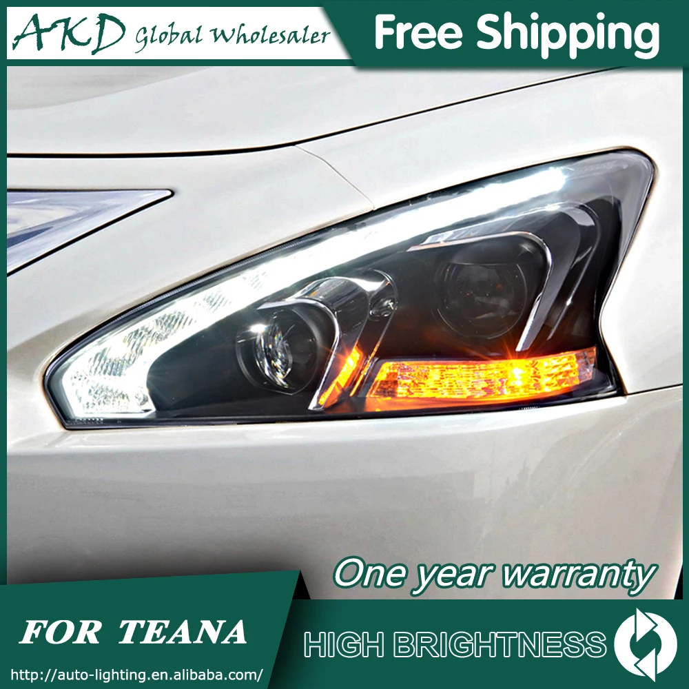 АКД Автомобиль Стайлинг для Nissan Teana фары 2013-2017 Новый Altima светодиодный DRL Bi Xenon