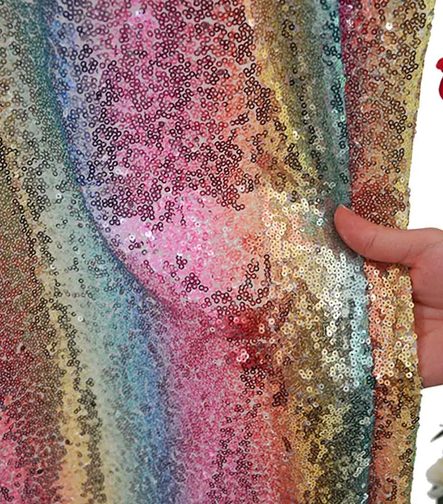 4x8ft Радуга фото фон Прохладный блесток ткань фотографии фонов шторы 96 Inches-M1031 |