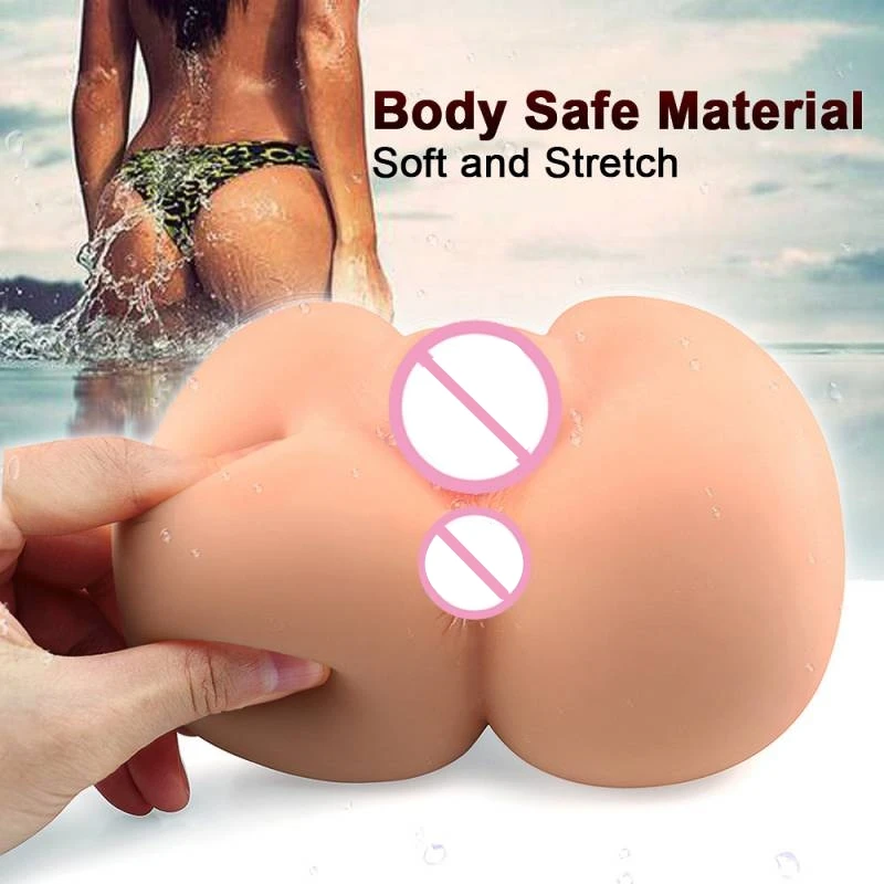 3D Реалистичная задница Анальные Секс игрушки киска Вагина Мужской мастурбатор