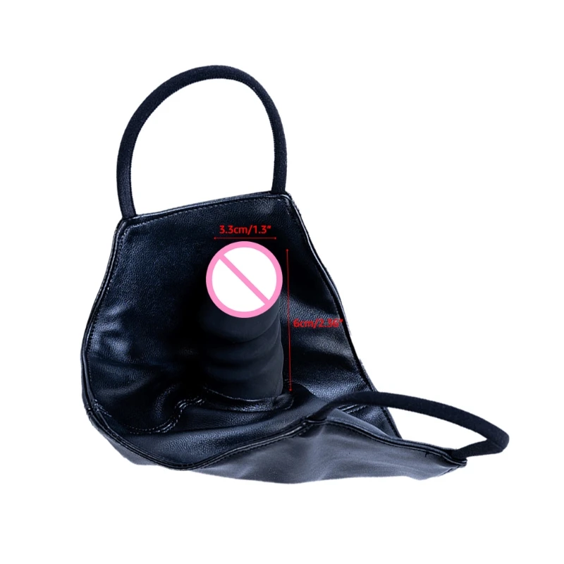 573C бондажная маска с фаллоимитатором кляп для рта искусственная работа секс-игры