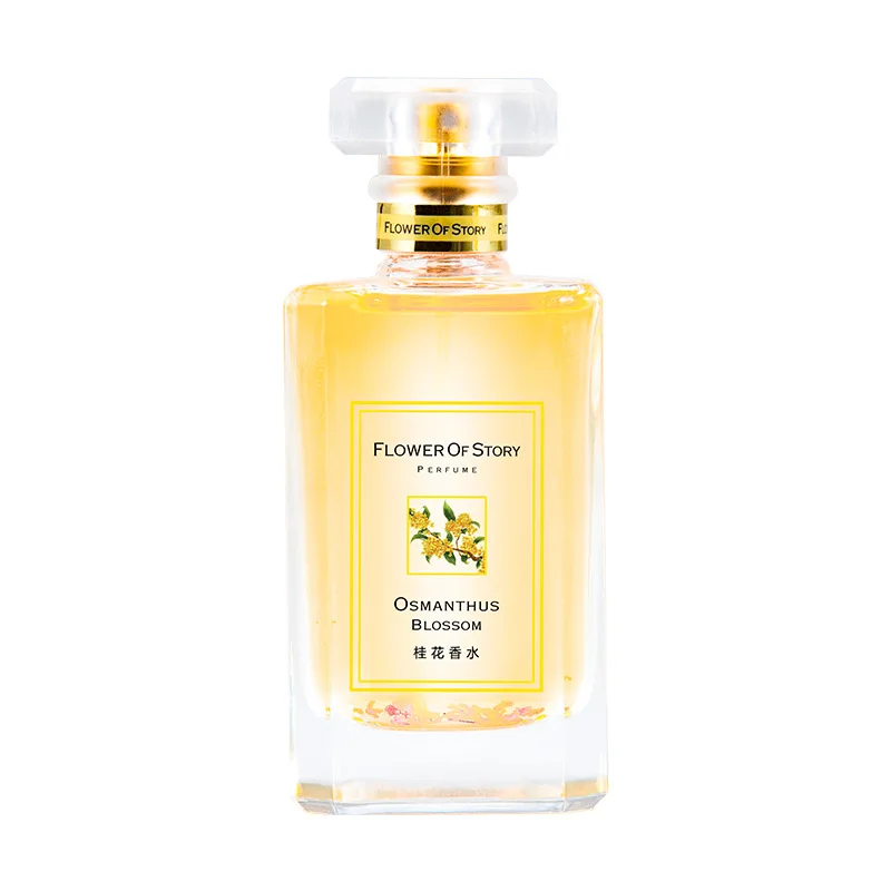 

50ml original lady perfume flower story osmanthus lasting fragrance gift box packaging