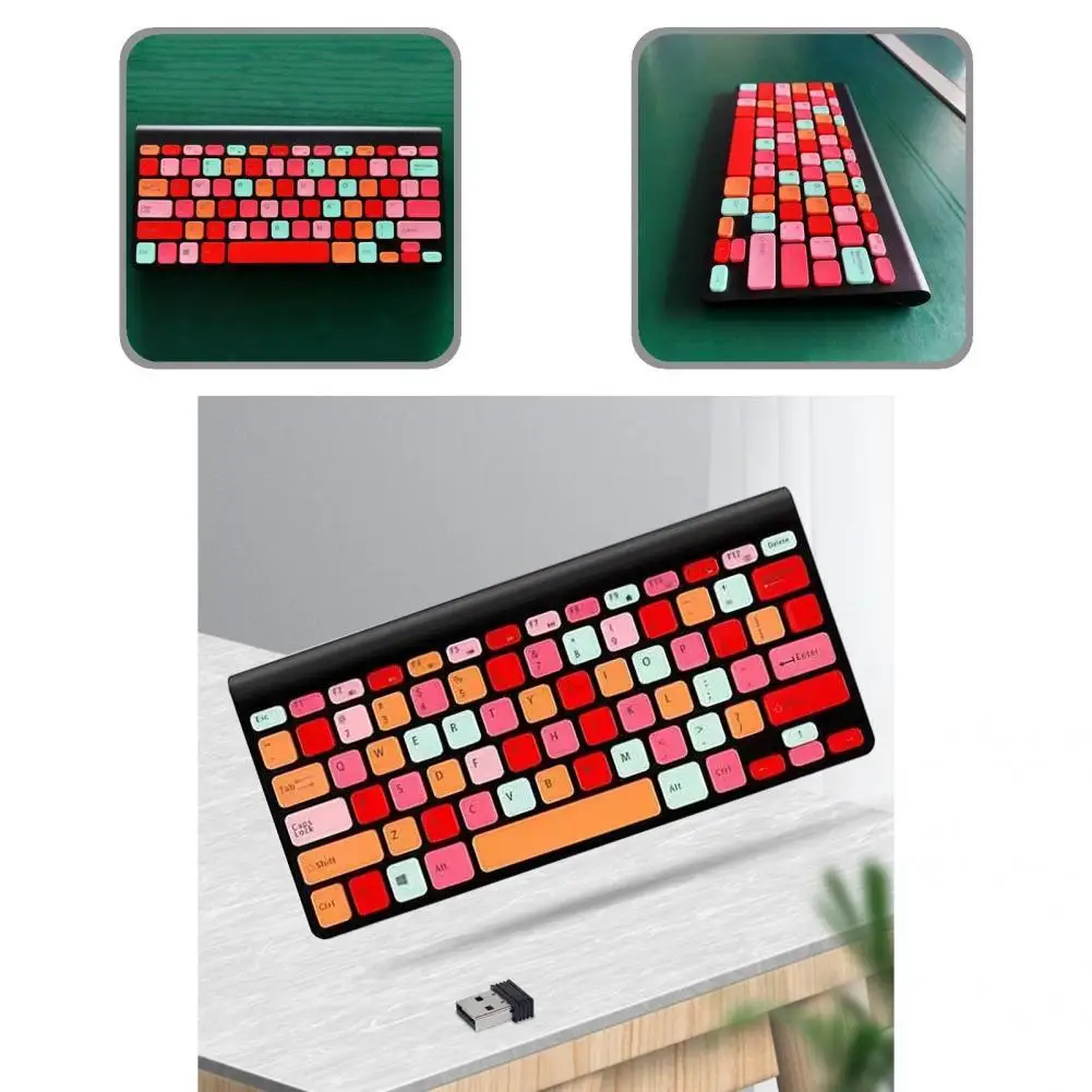 

Automatic Sleep Lightweight 2.4GHz Wireless Laptop Keyboard for Business