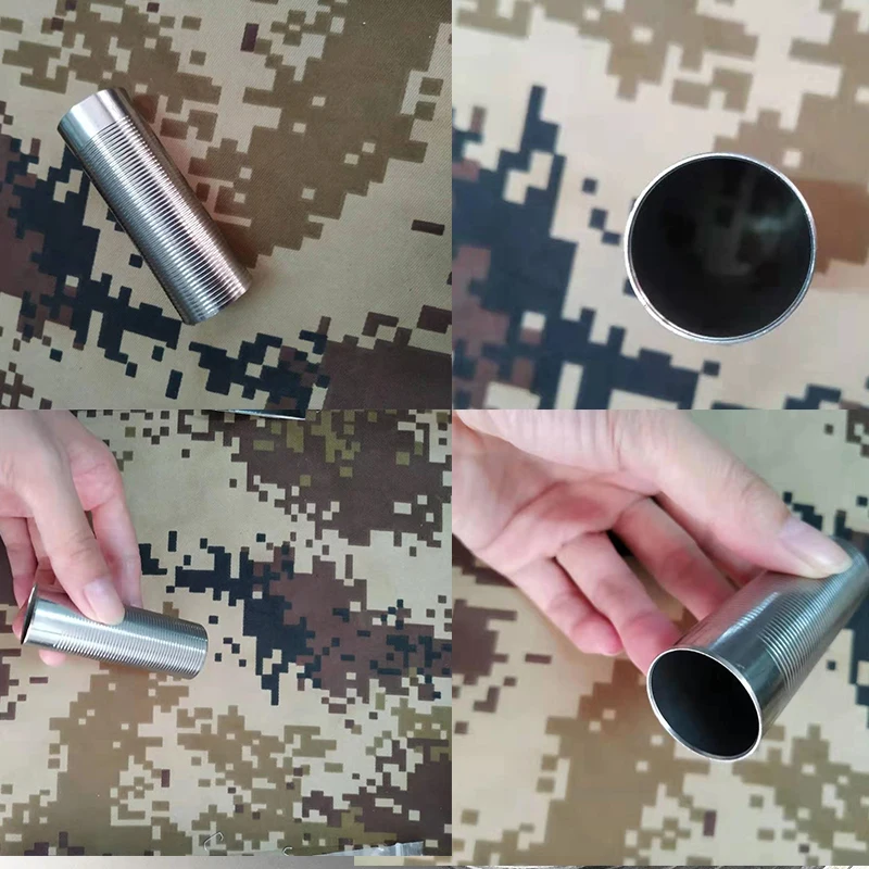 Полный поток из нержавеющей стали AEG цилиндр Тип 72 мм для внутреннего ствола страйкбол AEG гладкая внутренняя стенка