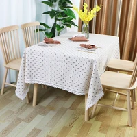 durable flower pattern heavy tablecloth polyester fabric table linen cover cloth for kitchen dinner restaurant wedding decor