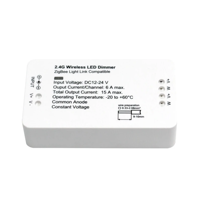 

RGBW Smart Home ZigBee LED Strip Controller Smart Phone App/Voice Control Work with Echo Plus Require ZIGBEE 3.0 HUB