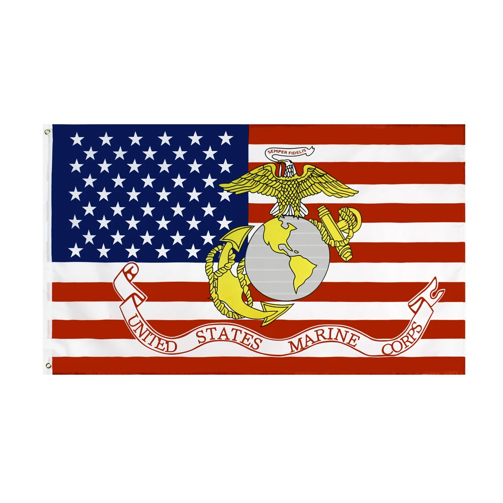 

60x9 0 см/90x150 см USMC Американский армейский Флаг США 2x3 фута/3x5 футов фон баннер США