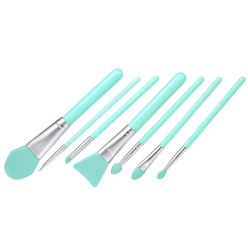 7 шт./компл. силиконовая маска для лица кисти макияжа кисть косметическая гель