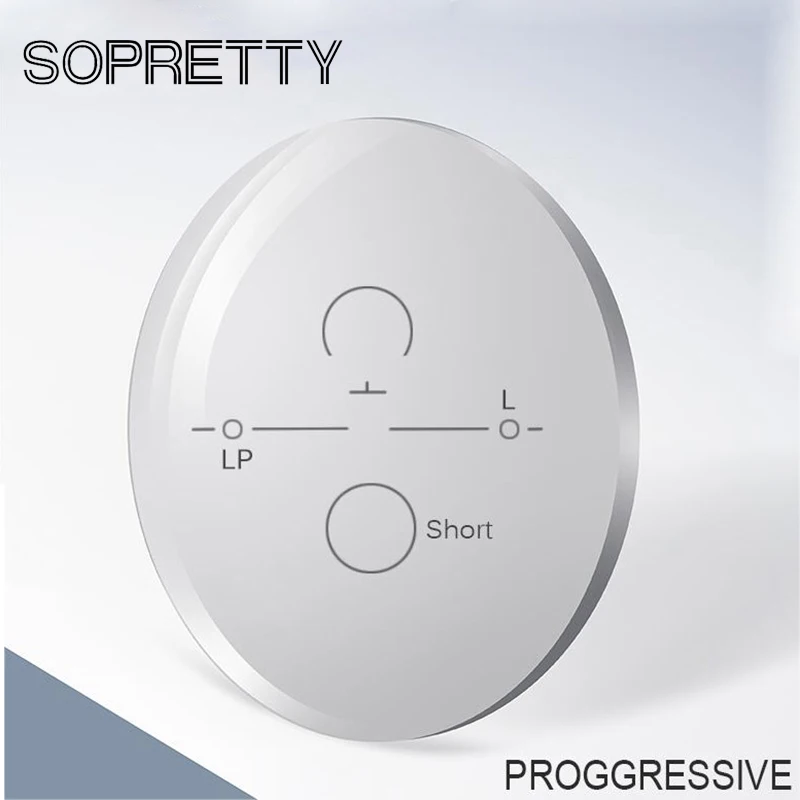 Линзы фотохромные 1 56/1 61/1 67/1 74 многофокусные для близорукости