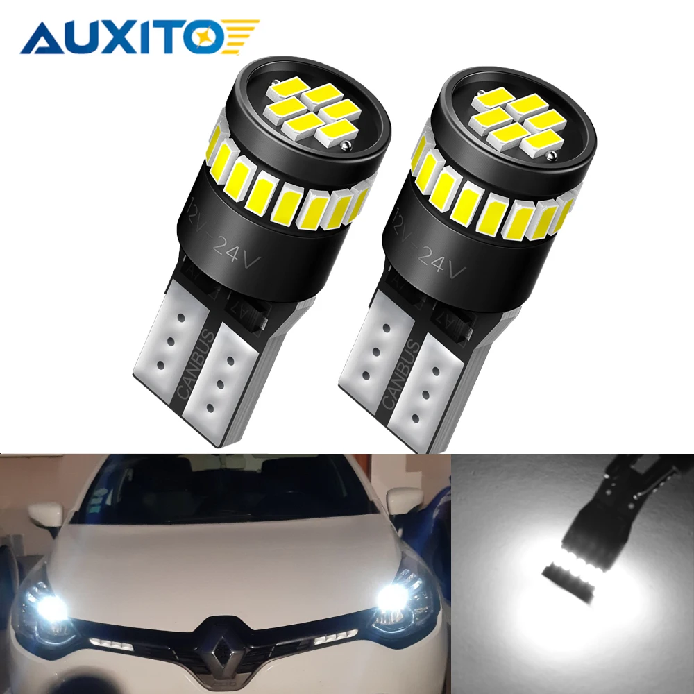 

AUXITO T10 Led Xenon White 168 194 2825 Led Bulb Clearance Lights For Toyota Camry Corolla Auris Yaris Rav4 Auto Interior Lamp