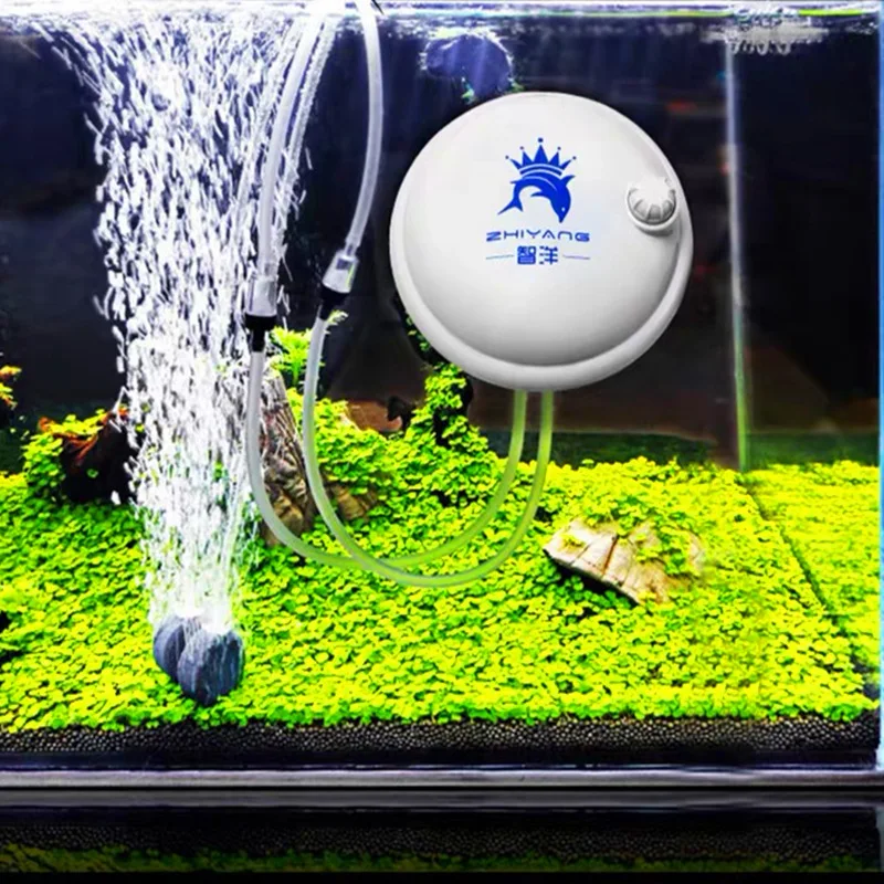 Аквариумный круглый воздушный насос высокого качества компрессор с увеличением