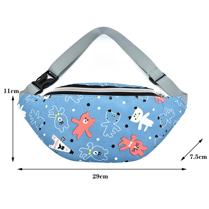 Детский поясной кошелек с защитой от кражи модные забавные сумочки на пояс для