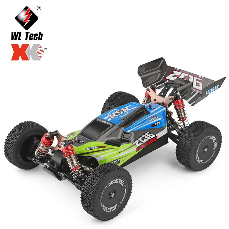 

WLtoys 144001 2.4G RC Car Racing Competition 60 km/h Metal Chassis 4wd Electric RC Formula Cars Remote Control Toys for Children