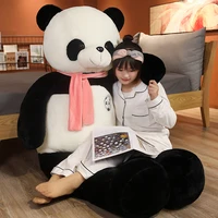 nice 1pc 80100120cm lovely cute super stuffed animal soft panda plush toy birthday christmas baby gifts present toys for kids
