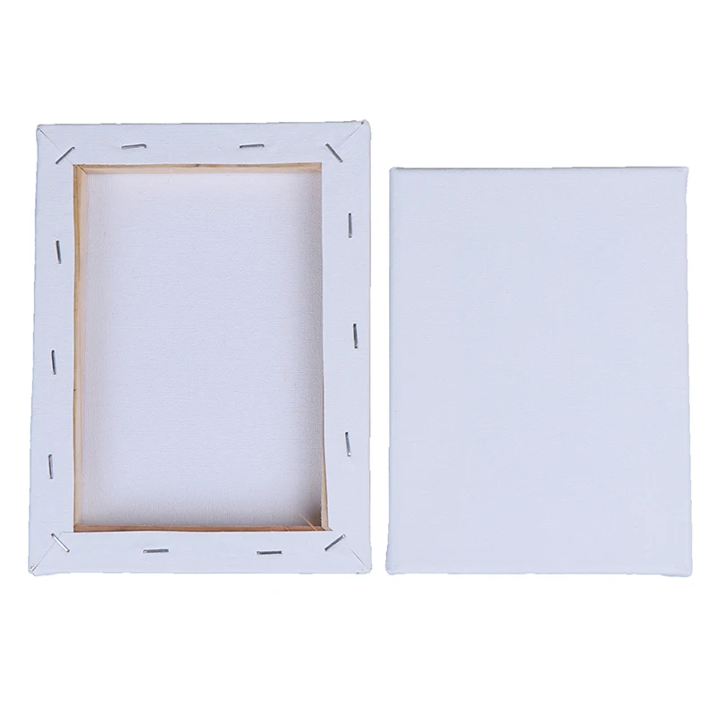 Blank White Mini Small Stretched Artist Canvas Art Board Oil Paint | Игрушки и хобби