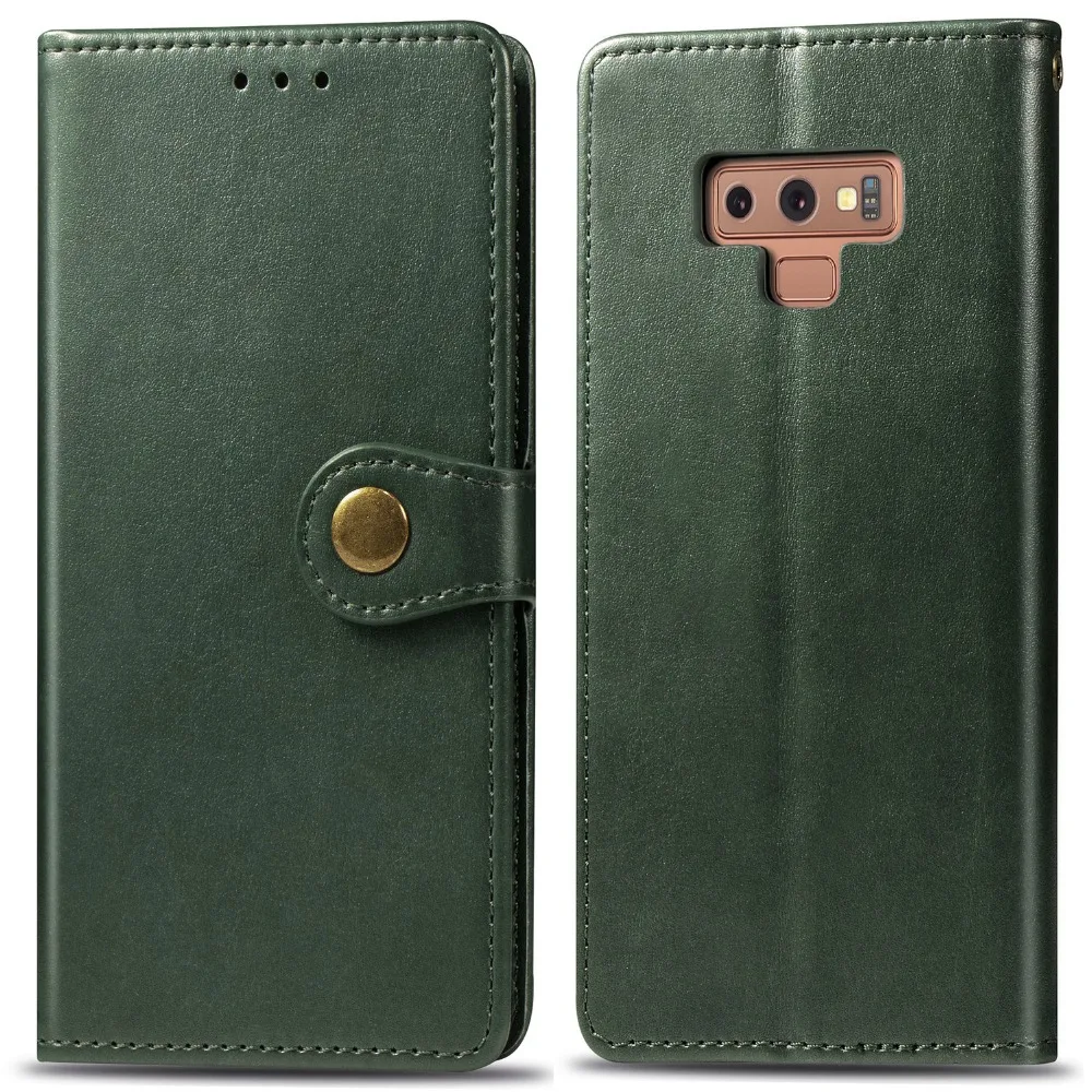 Business Flip Leather Wallet Cover Case For Samsung Galaxy A10 A20 A40 A50 A70 M10 S8 S9 S10e S10 Plus Note 8 9 10 Pro J2 Prime