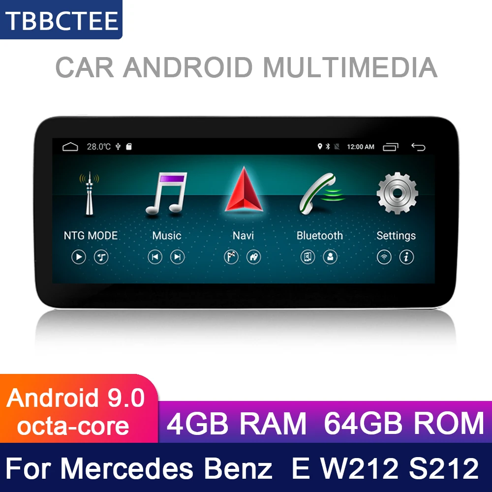 10 25 дюймов 4G 64G Android для Mercedes Benz MB E W212 S212 2010 ~ 2016 NTG автомобильный Радио экран gps