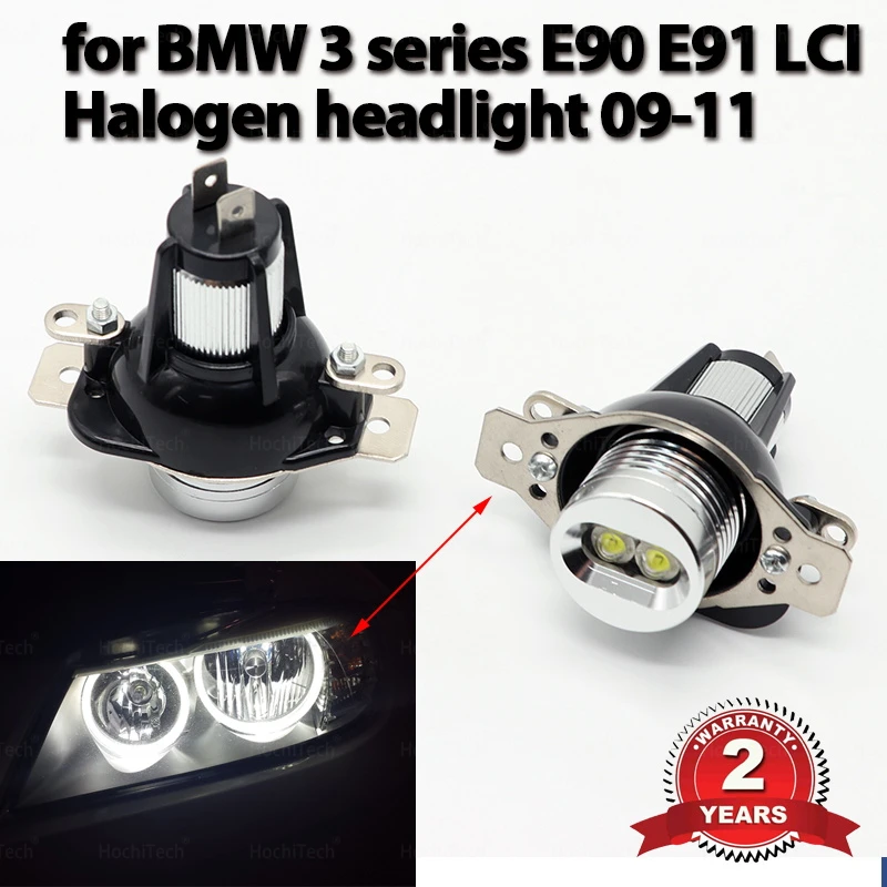 

328i 335i 6000K White Long Lasting Life Daytime Light 20W angel eyes for BMW 3 series E90 E91 LCI Halogen Headlight LED Marker