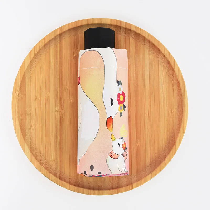 Складной зонт солнцезащитный анти-УФ Водонепроницаемый женский зонтик