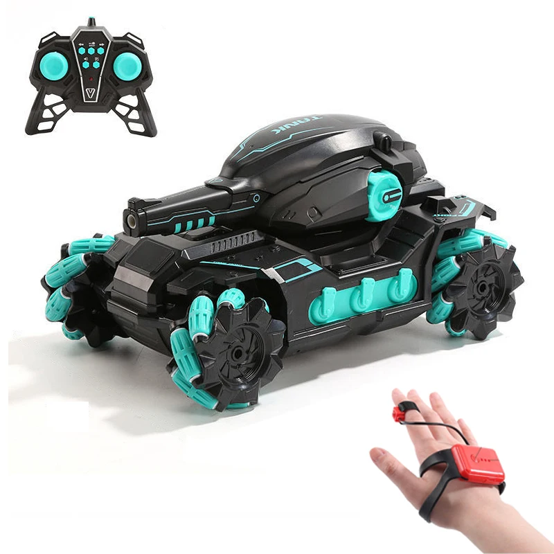 

2.4g Remote Control Car Water Bomb Tank Gesture Sensing Can Launch Drift Universal Wheel Set And Children Interaction Toy