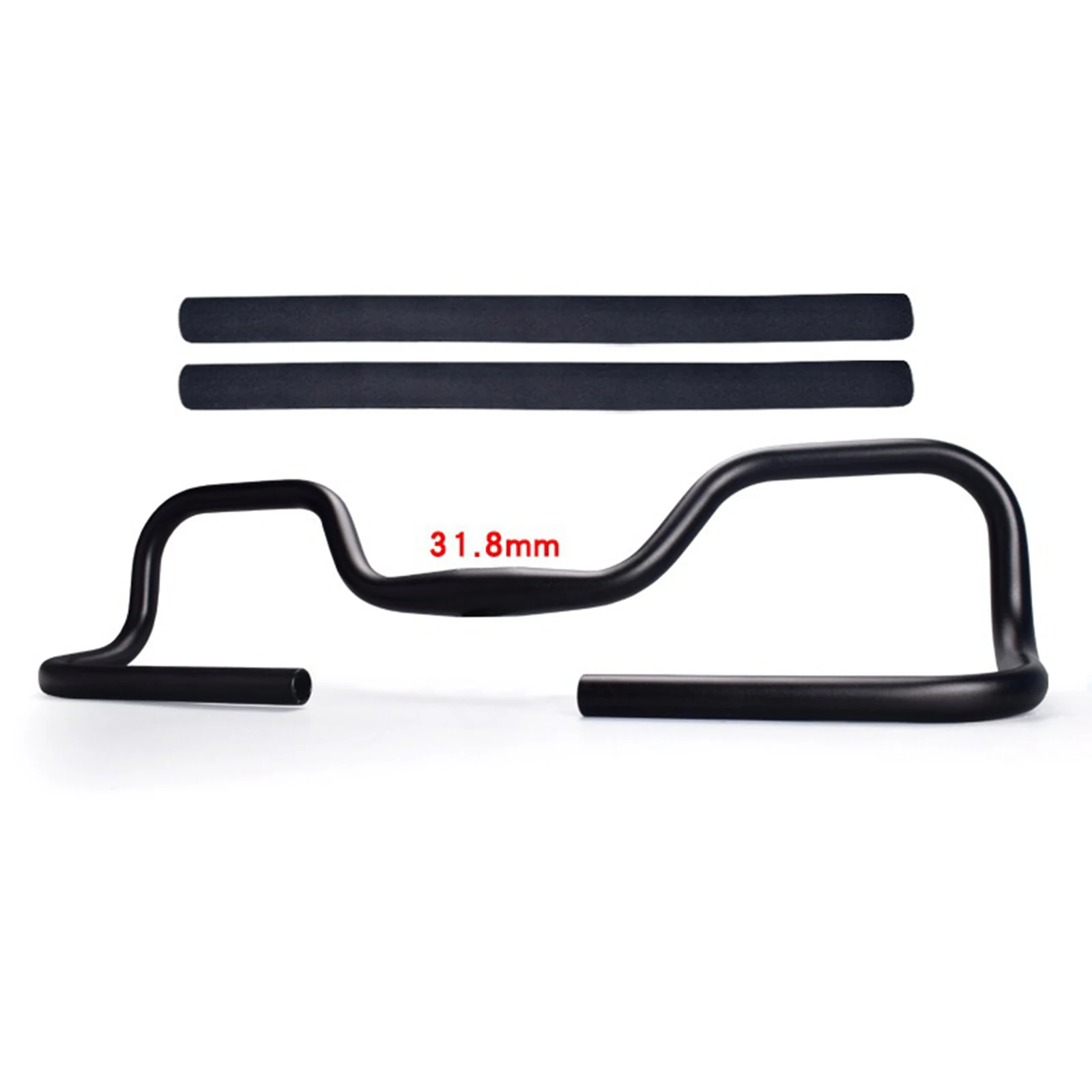 

Cycling MTB Mountain Bike Butterfly Bicycle Handlebar Fixed Gear Black