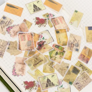 Наклейки в стиле ретро, 40 шт.упак., канцелярские наклейки для украшения, альбом сделай сам наклейка на планировщик дневник