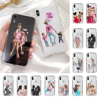 maiyaca baby mama super mom girl phone case for iphone 13 11 12 pro xs max 8 7 6 6s plus x 5s se 2020 xr cover
