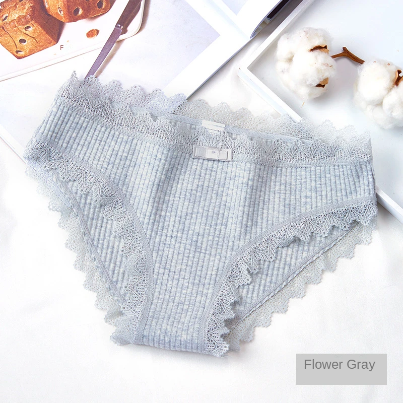 

Menstrual Panties Women's Underwear Antibacterial Cotton Period Panties Low-Rise Lace Seamless Panties Cotton Crotch Large Size