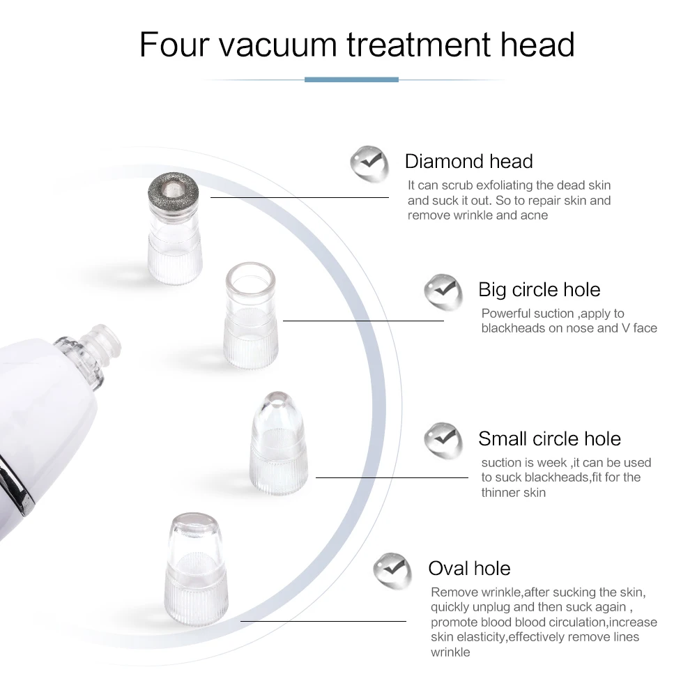 Устройство для ухода за кожей лица с 6 наконечниками аппарат алмазного удаления
