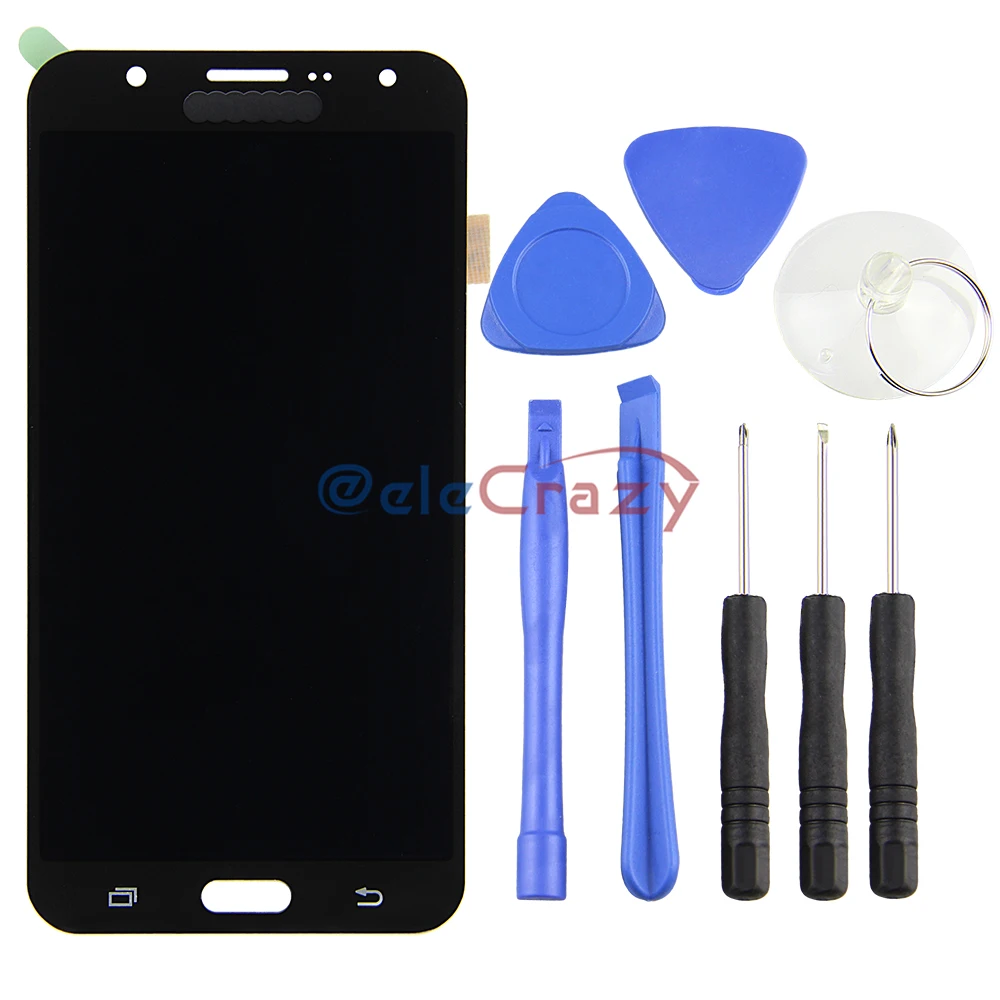 100% протестированный для SAMSUNG Galaxy J7 2015 J700 J700F J700M J700H ЖК дисплей с сенсорным экраном