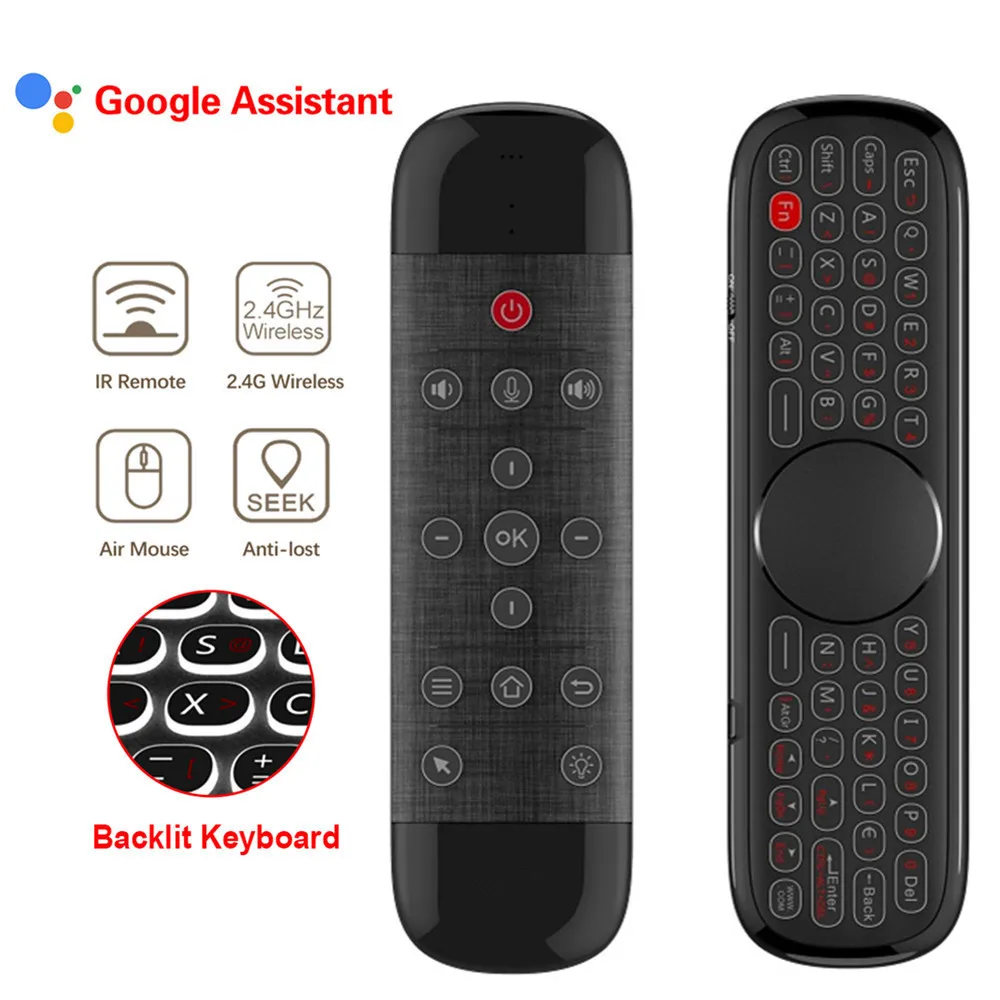 Пульт дистанционного управления Q40 Air Mouse W2 PRO с микрофоном и гироскопом 2 4