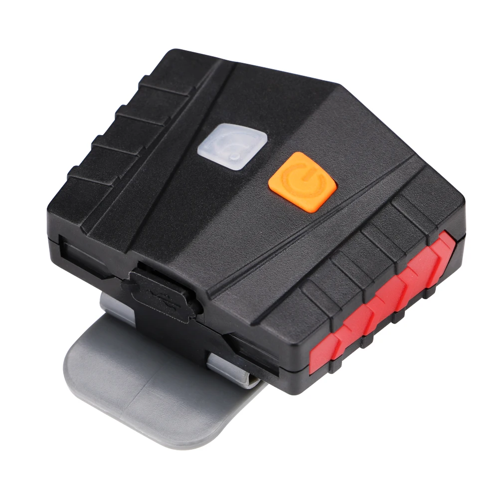 

COB LED Induction Hat Clip Lights Headlight Fishing Touch Sensor Headlamp USB Charging Cap Head Lantern Clip camping fishing