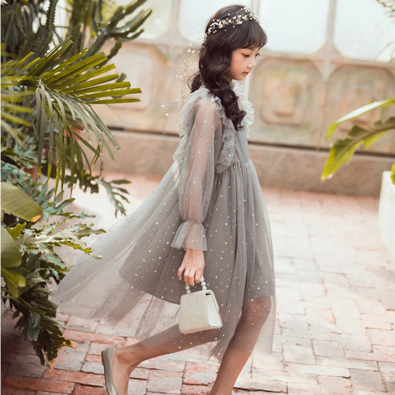 

Детское праздничное платье с блестками, на возраст 10-12 лет