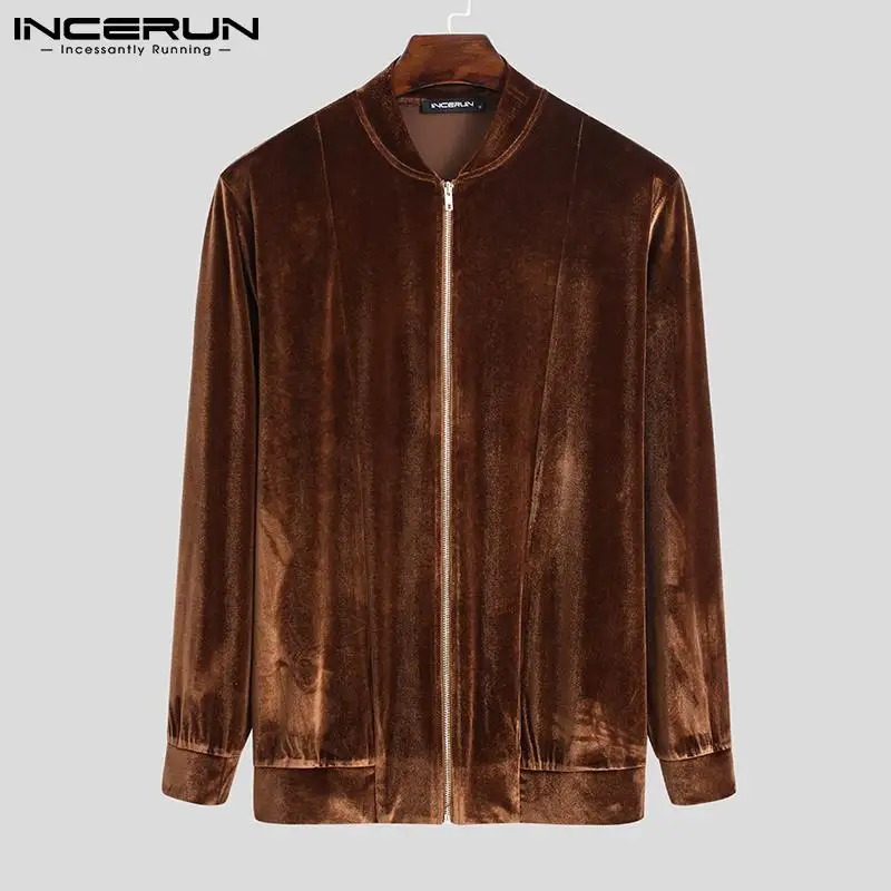 

Мужская осенняя куртка с воротником-стойкой и длинным рукавом