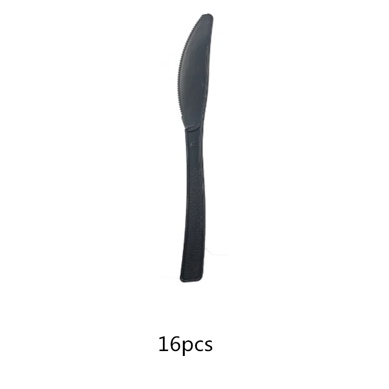 16PCS Knife Вечерние принадлежности для украшения игральных карт, одноразовые столовые приборы, набор баннеров, воздушных шаров для взрослых, игрушки для покера, вечерние украшения - Цвет: 16PCS Knife