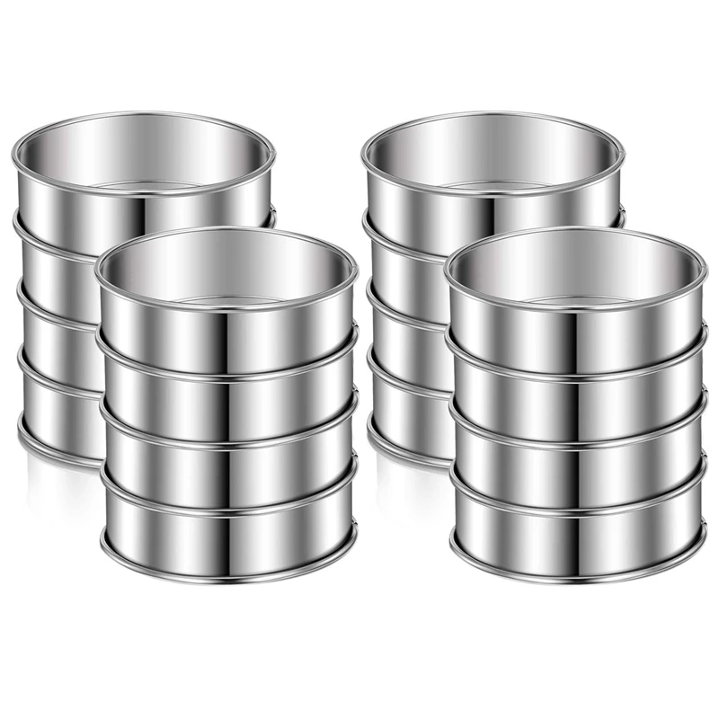 Нержавеющая сталь двойной прокатки пирог кольца свернутые Muffin английский