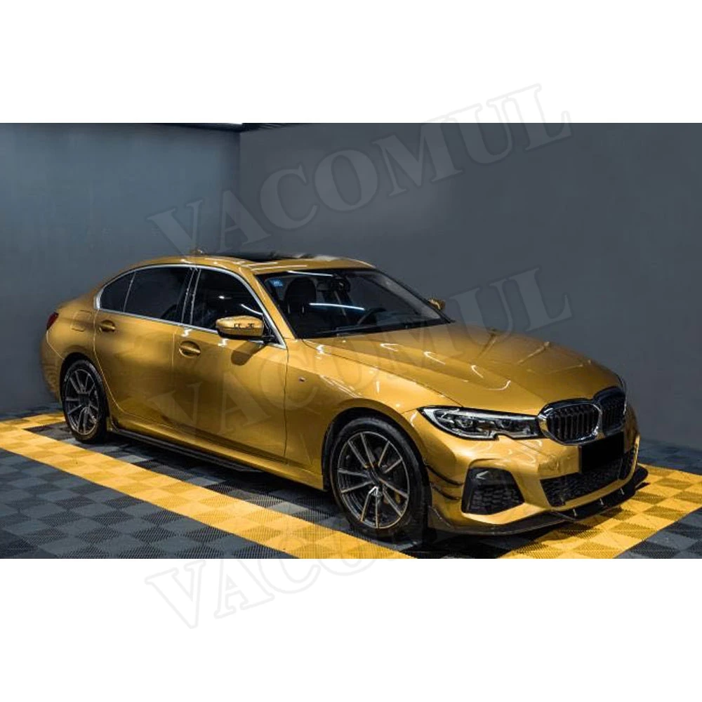 

Dry Carbon Fiber Side Skirts Aprons For BMW 3 Series G20 2019 2020 Car Styling
