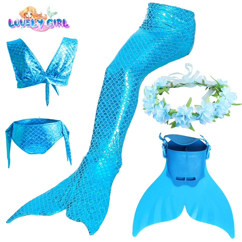 

LovelyGirl Mermaid Tail Mermaid Dress Girls Bikini Swimsuit Mermaid Mermaid Swimsuit Mermaid Birthday Princess Party Dress