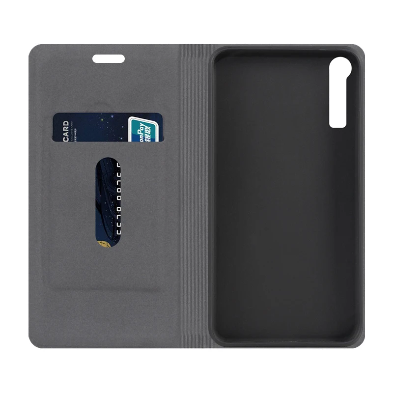 Чехол-книжка из искусственной кожи с текстурой древесины для Lenovo Vibe Shot мягкий