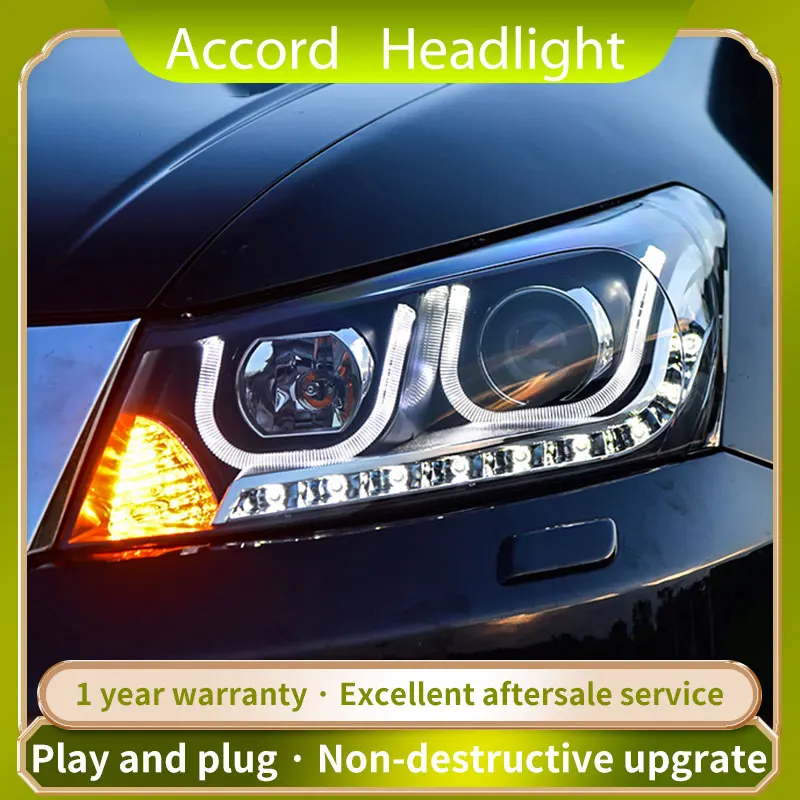 

2008-2012 Year LED Strip Front Light LED For Accord G8 For Honda Angeleyes Headlight