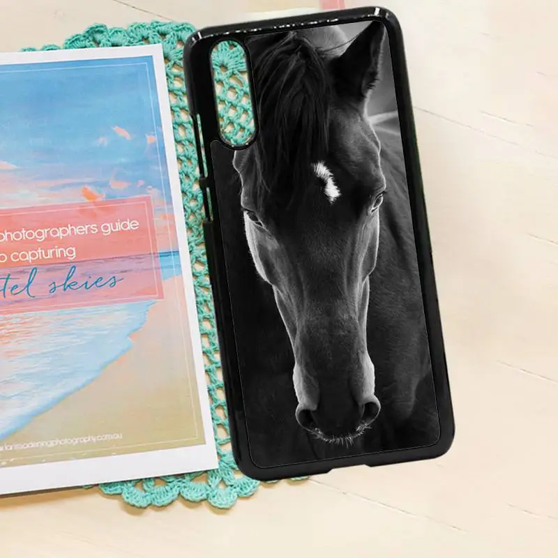 

Fine Horse Art pattern luxury protective Phone Case cover PC for iPhone 11 12 pro XS MAX 8 7 6 6S Plus X 5S SE 2020 XR