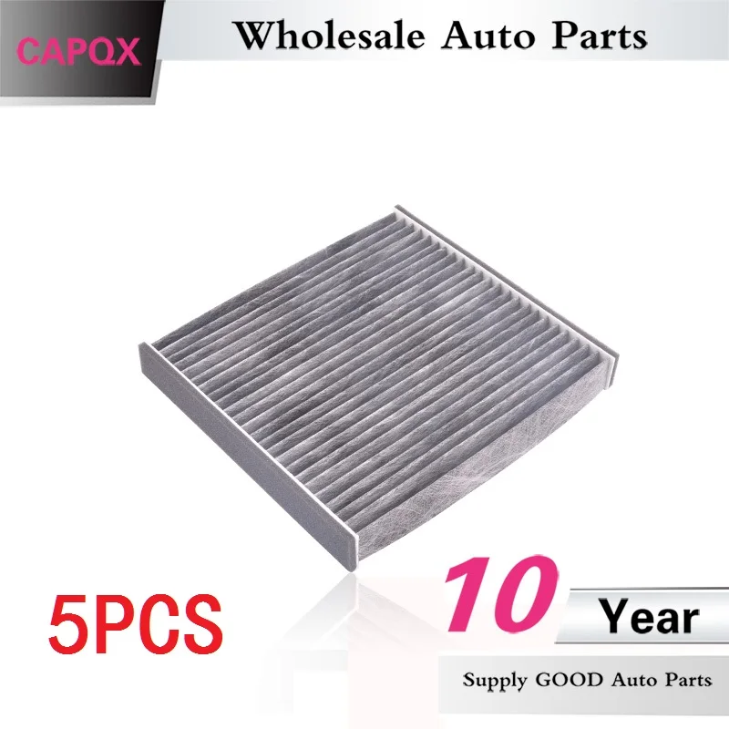 5 шт. углеродный воздушный фильтр кабины CAPQX 87139-50030 для SC430 GS300 GS430 LS430 2001 2002 2003 2004 2005