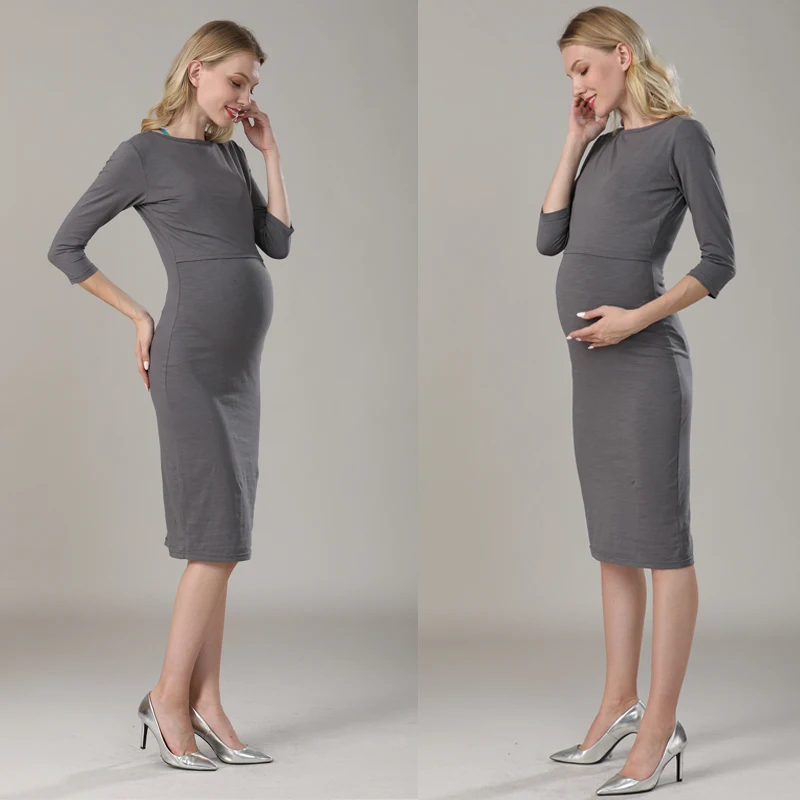 Emotion Moms вечерние платья для беременных Одежда для беременных Платья для кормящих женщин платья для грудного вскармливания
