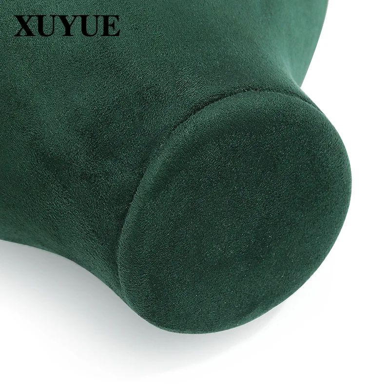 Factory direct sales model display rack neck necklace display rack Suede multi-color window display jewelry props