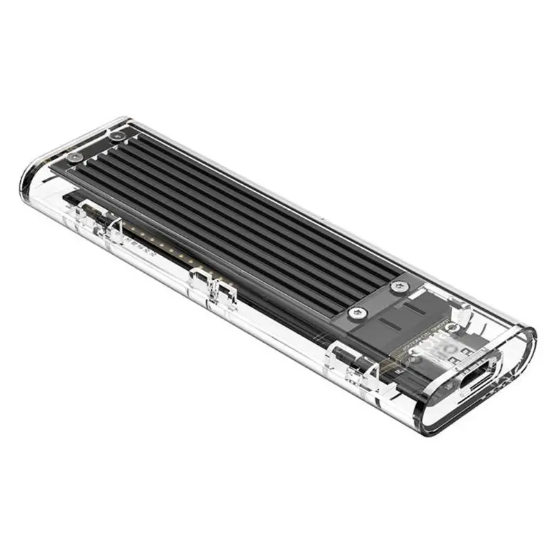 ORICO TCM2F-C3 прозрачный M2 SSD чехол M.2 NGFF для USB3.1 type-C SSD корпус жесткого диска 5 Гбит/с высокоскоростной m.2 SSD диск коробка