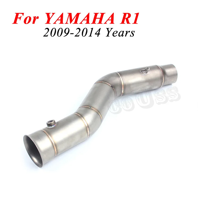 Для YAMAHA R1 2009 2014 лет Slin 0n системы среднего звена мотоцикл Выхлопная Однорядная