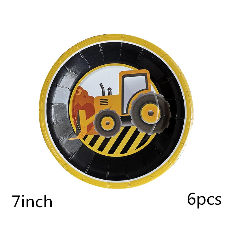 Строительство вечерние экскаватор Дети Мальчики тематические праздничные