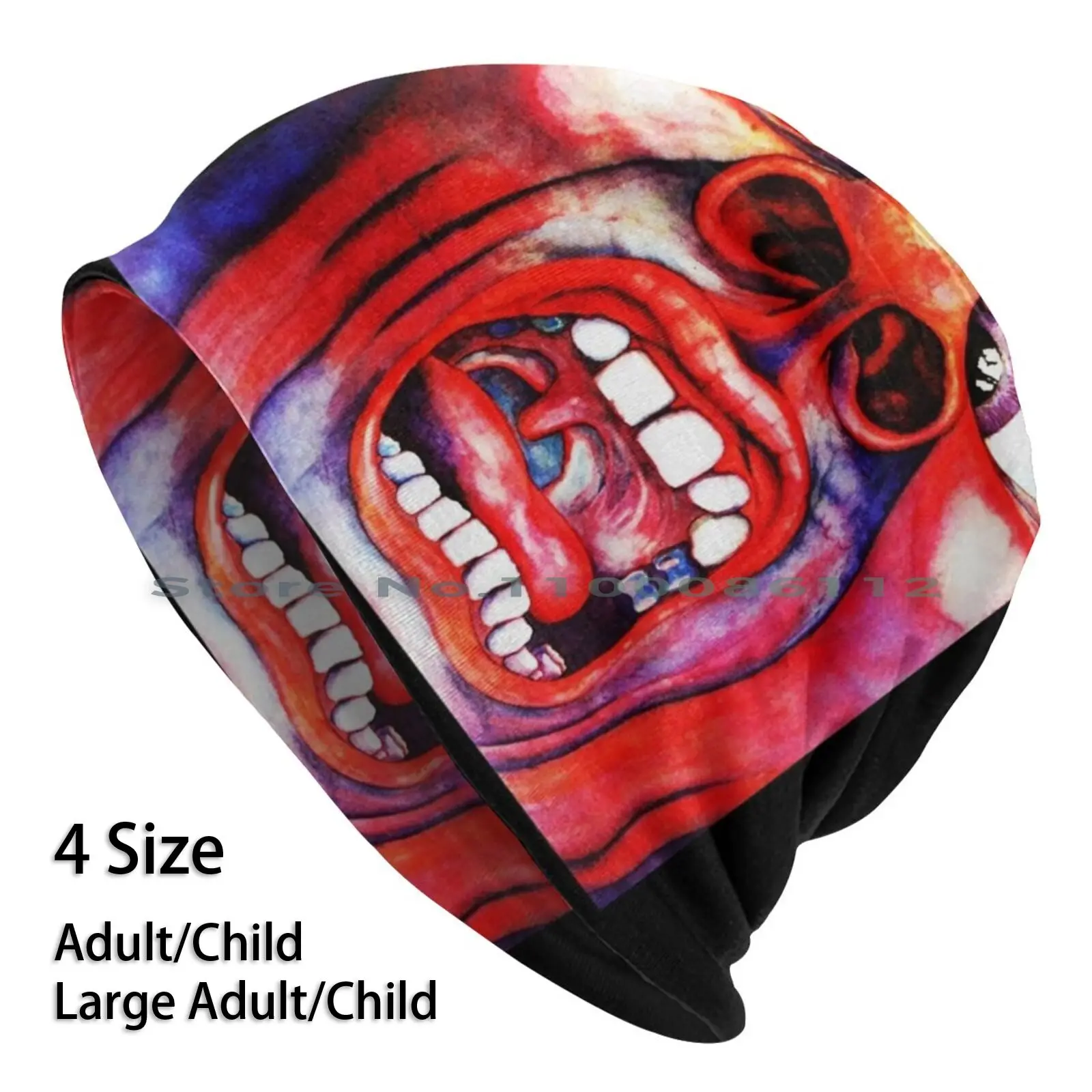 

Вязаная шапка King Tour, шарнирная металлическая Шапка-бини с кнопкой рок-группы, с логотипом «King Tour»