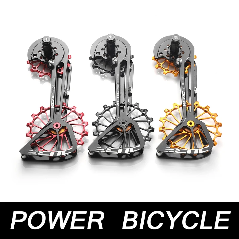 KCNC легкий Алюминий дорожный велосипед из сплава негабаритных шкив клетка OSPW для